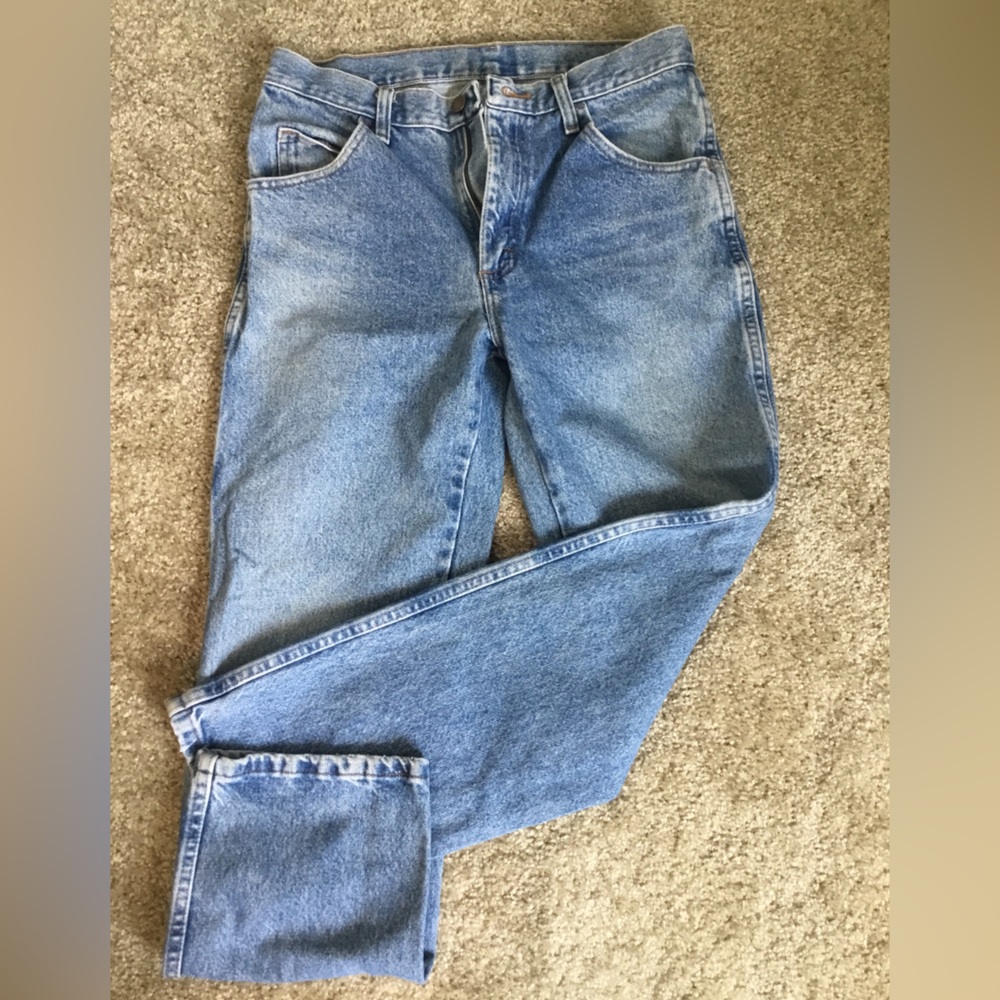 Vintage Rustler Light Wash Denim Jeans • Size 31 x 30